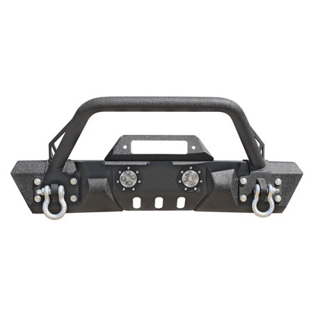 DV8 Offroad Jeep Stubby Front Bumper FS-11 Fits select: 2015-2019,2021 JEEP WRANGLER UNLIMITED