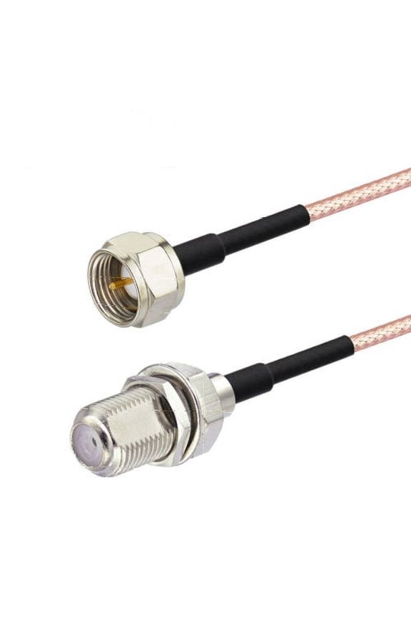 DVB-T2 ATSC Digital TV HDTV Antenna RG316 Cable F Type Male to Female Cable 15 feet