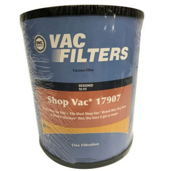 DVC Blue Filter for Shop Vac/for Craftsman Replaces Part Number 17907 (1 Pack)