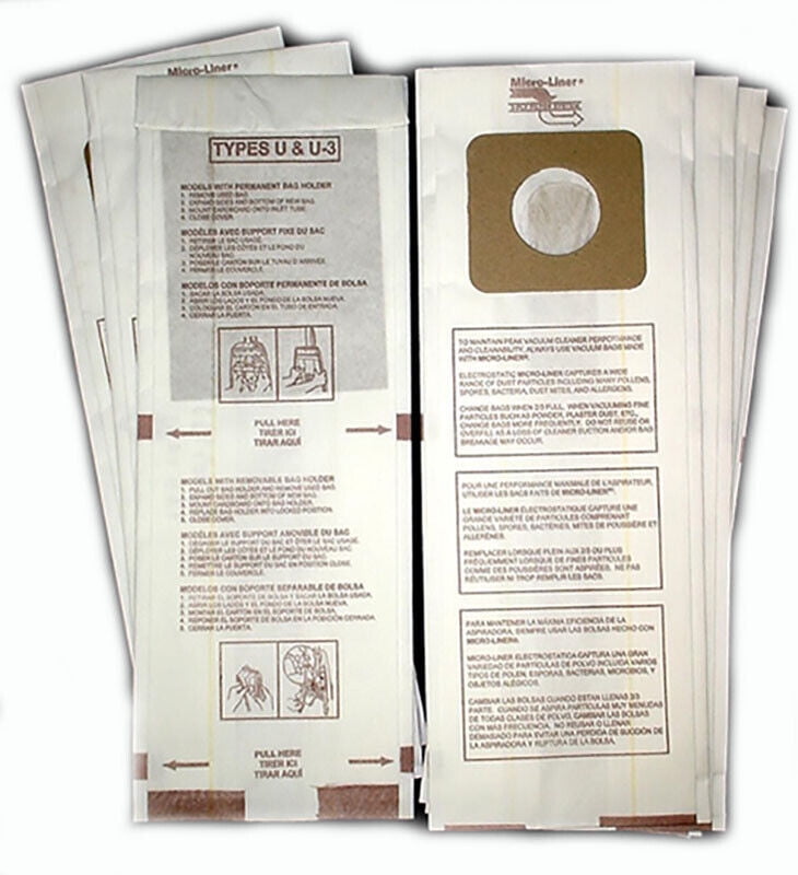 DVC Compatible with Hoover Type A H-4010100A Micro Allergen Vacuum Cleaner Bags Made in USA