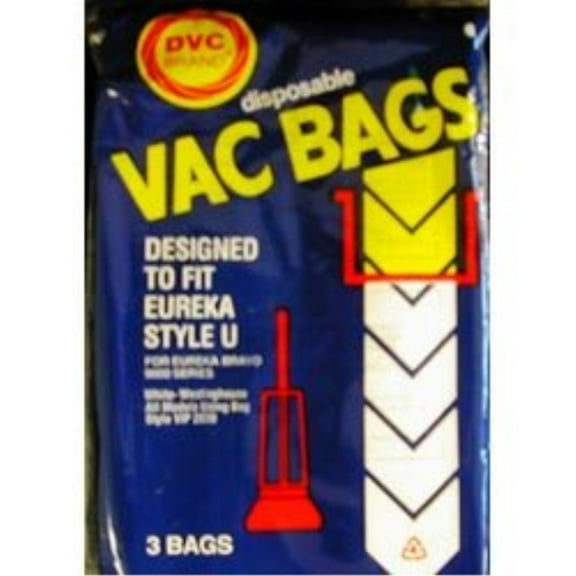 DVC Disposable Vac Bags, Eureka style U