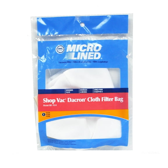 DVC ShopVac 901-15-19 Super Perfome Dacron Filter
