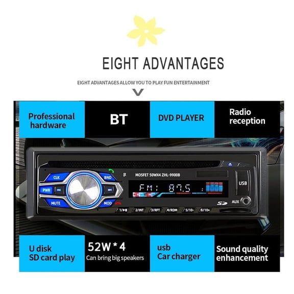 DVD Bluetooth AL-5014 Car Radio MP3