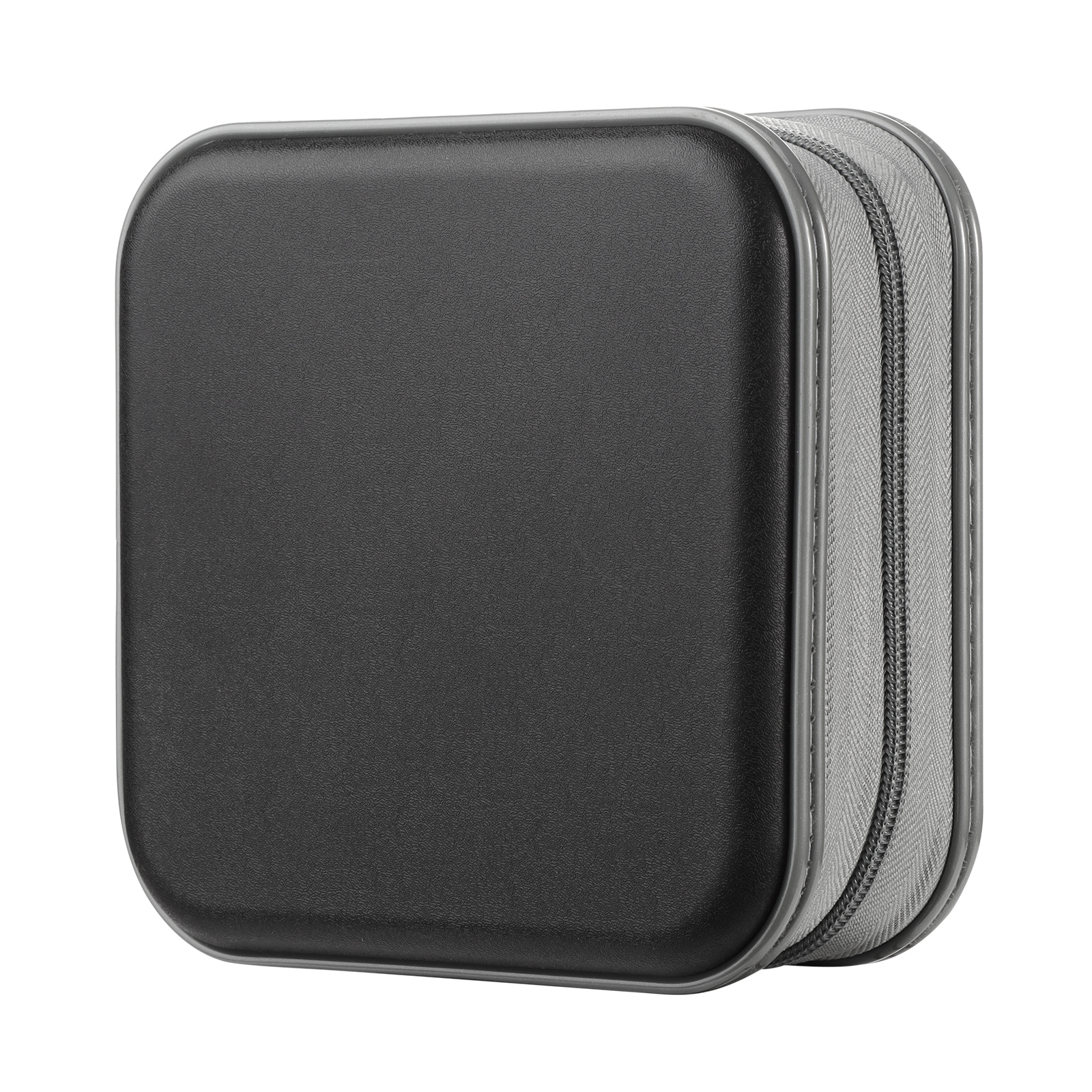 Snap N Store® 2Pack DVD Storage Containers, Black Leatherlike PVC