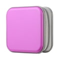 thumbnail image 1 of DVD Case, 48 Capacity Purple CD Hard Plastic Storage Case Holder Wallet, 1 of 8