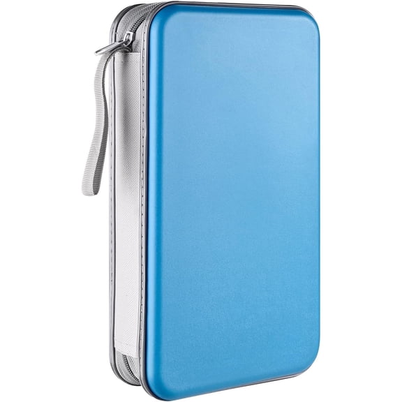 DVD Case, 96 Capacity CD Case Portable CD Holder Storage Hard Plastic DVD Wallet Holder Organizer for Car