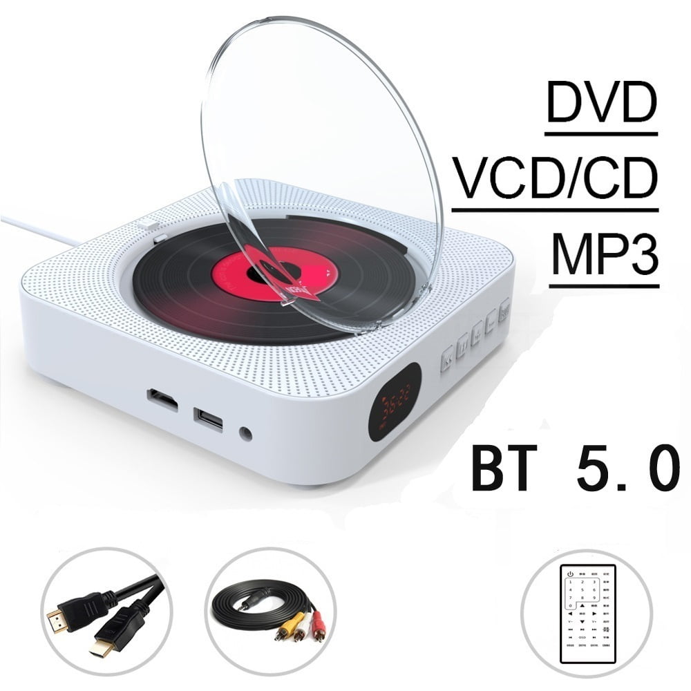 DVD Player VCD Player CD Music Player Bluetooth 5.0 Built-in Speaker