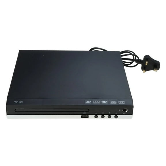 DVD Player for TV with Compatible AV-Output, Home SVCD Player All Region Free CD-RW Player