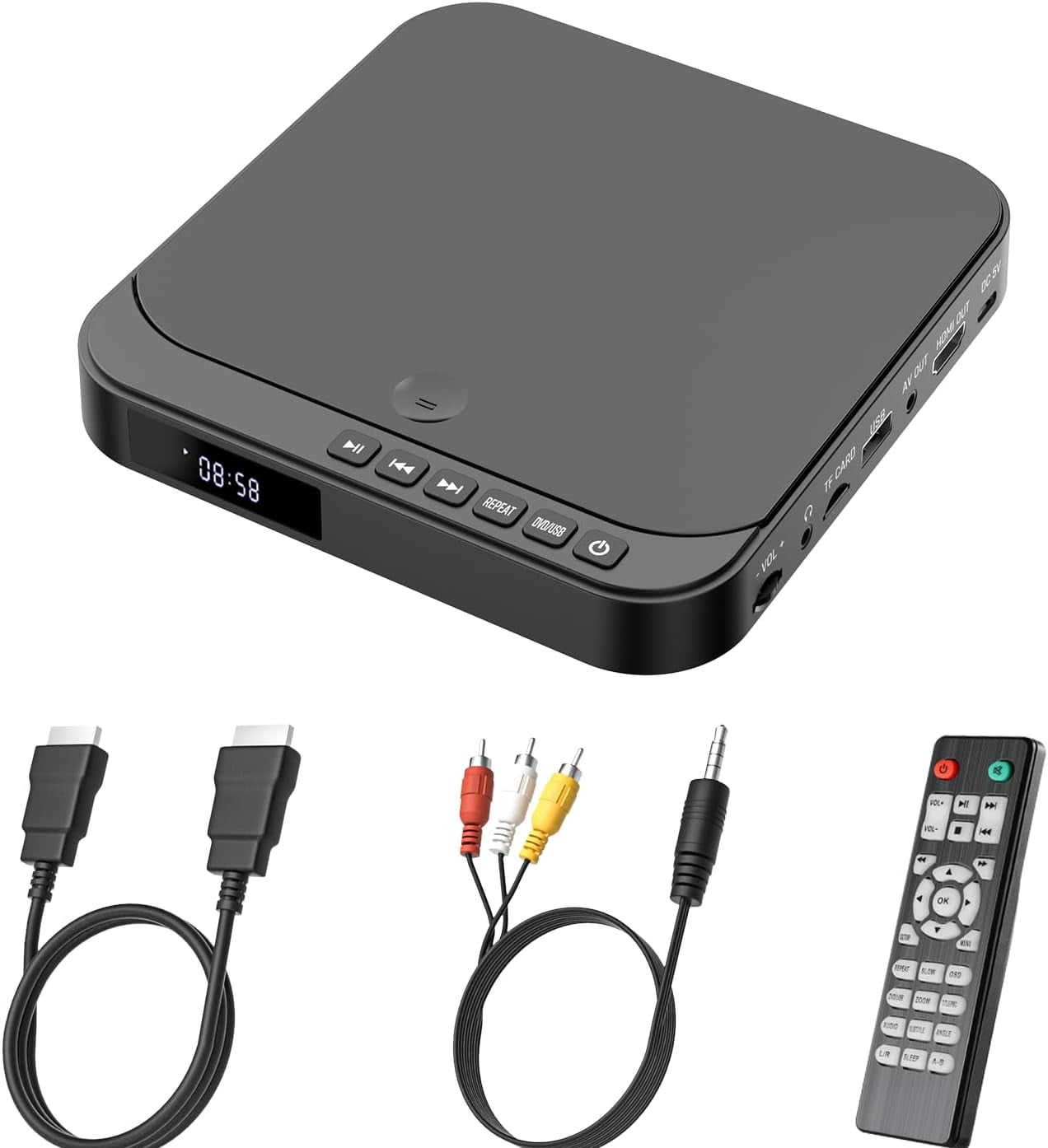 DVD Players for TV with HDMI DESOBRY Mini DVD Player for Smart TV