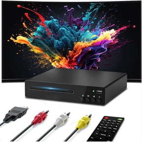 DVD Players for TV with HDMI, DVD  CD Player for Home, 1080P HD DVD Player with Remote, USB Input,  Smart DVD Video Players, HDMI and RCA Cables Included
