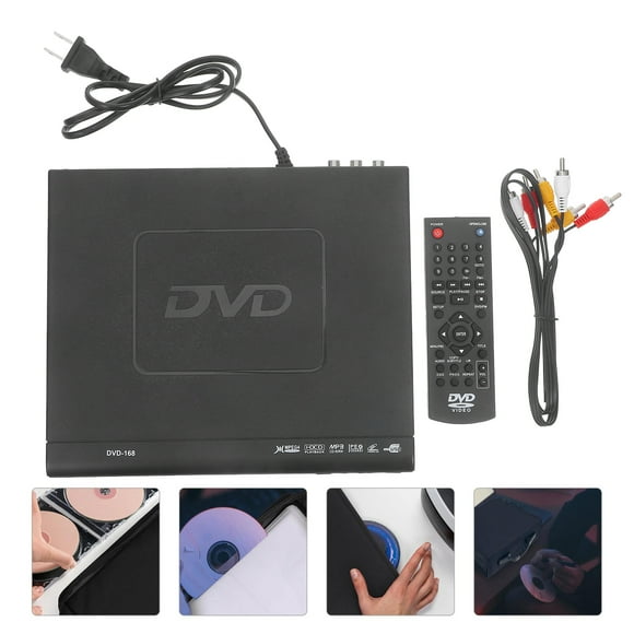 DVD Players for Smart TV with HDMI, DVD Players That Play All Regions, Simple DVD Player for Elderly, CD Player for Home Stereo