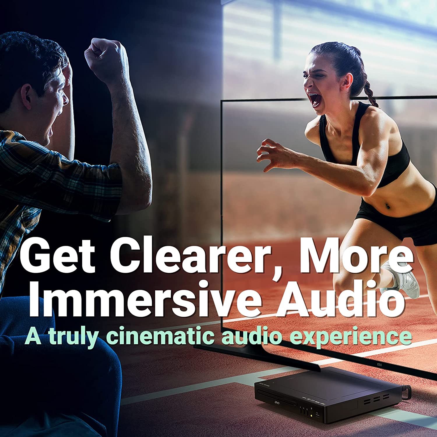 DVD Players for TV with HDMI, Simple DVD Player for Elderly, DVD