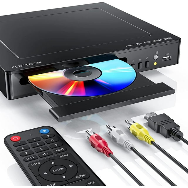 DVD Players for TV with HDMI, Simple DVD Player for Elderly, DVD