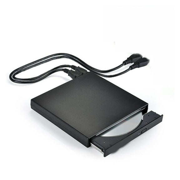 DVD ROM External Optical Drive USB 2.0 CD/DVD-ROM Support CD Player Burning Slim Reader Recorder Portable ,Easy to Install