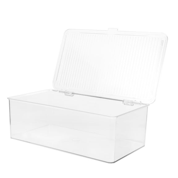 DVD Storage Box CD Storage Container DVD Holder Portable CD Storage Organizer with Lid