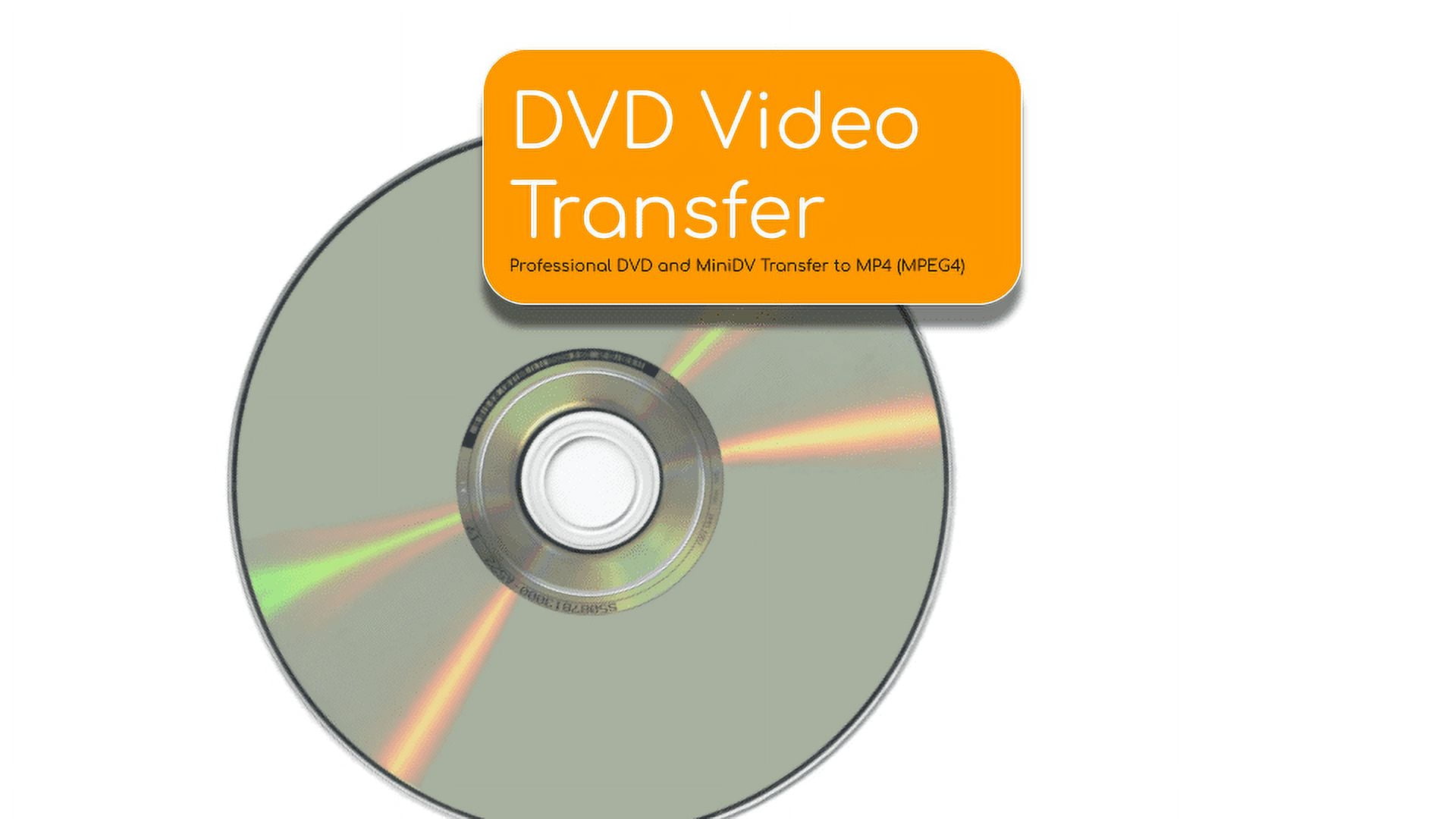 DVD (and Mini DVD) Transfer Service, Digitization to Digital MP4 (MPEG4