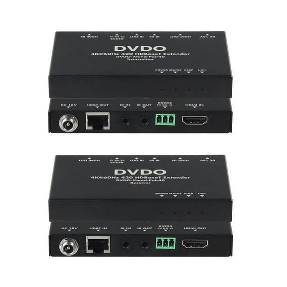 DVDO 4K60 HDMI Extender over HDBaseT, 131.23' Range