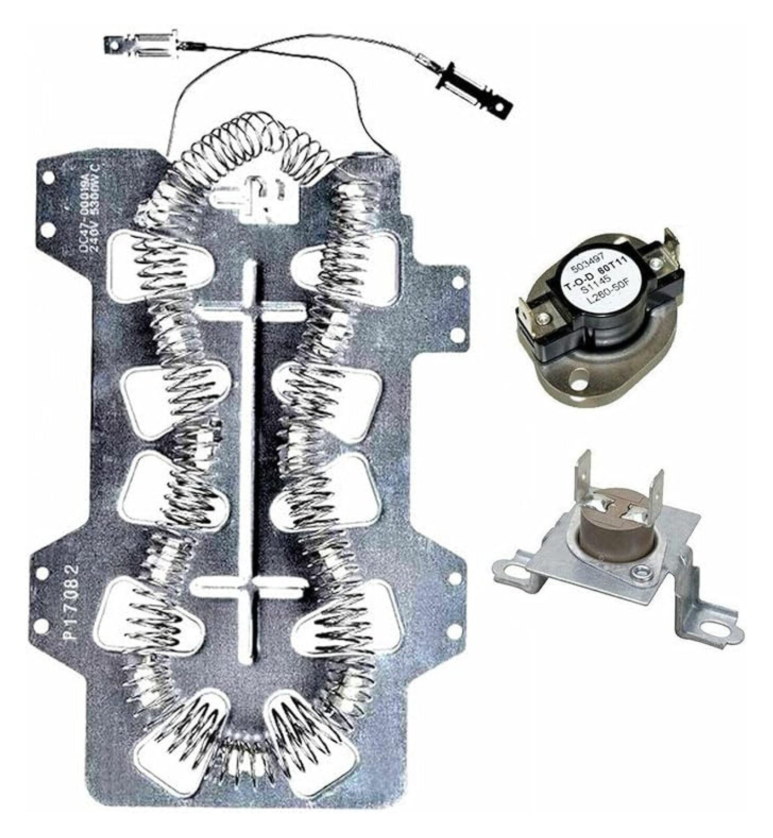 DVE45T3200W/A3 Dryer Heating Element & Fuses,Replacement for