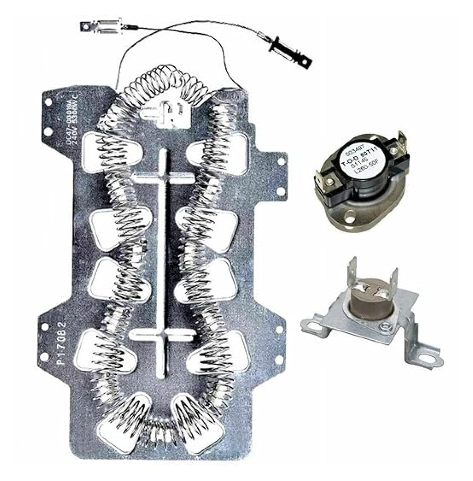 DVE50T5300C/A3 Dryer Heating Element & Fuses,Replacement for