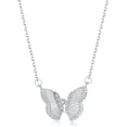 thumbnail image 1 of DVEATR Butterfly Pendant Necklace Jewelry 925 Sterling Silver 5A CZ Elegant Butterflies Pendant Necklace Jewelry Gifts for Women Teens, 1 of 7
