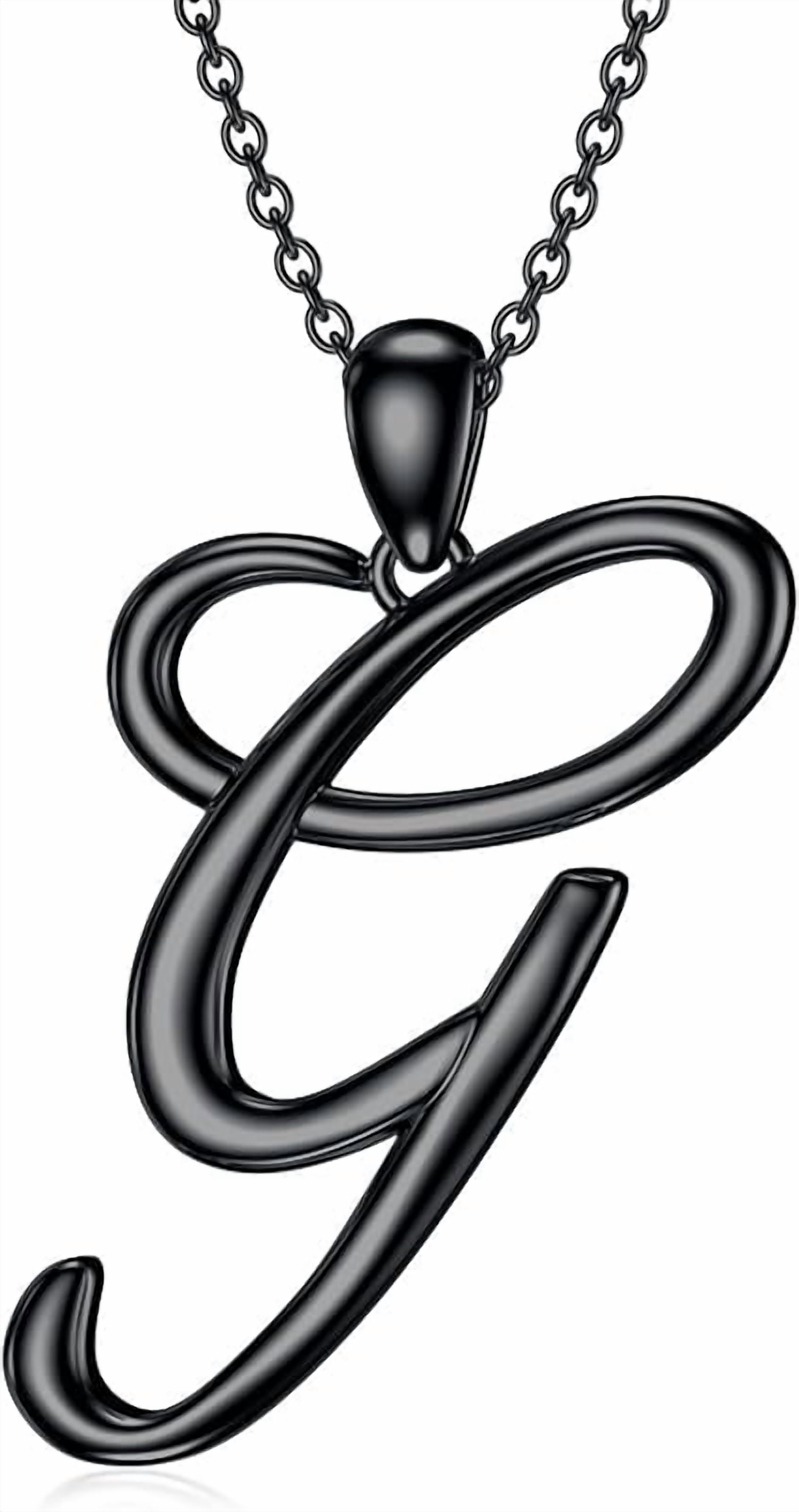 Silver Letter Pendant in Precious Metal Necklaces & Pendants without Stones for sale | UK