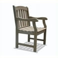 thumbnail image 1 of DVG Renaissance Outdoor Dining Chair - Acacia Wood - Has Arms - Gray, 1 of 4