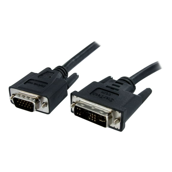 DVI-A to VGA Cable Startech DVIVGAMM1M Black 1 m