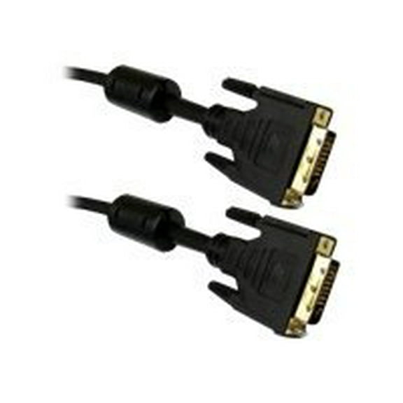 DVI-D / DVI-D Dual Link Cable, with Ferrite Bead, Black, 15 Meter - 10V2-05315BK-F