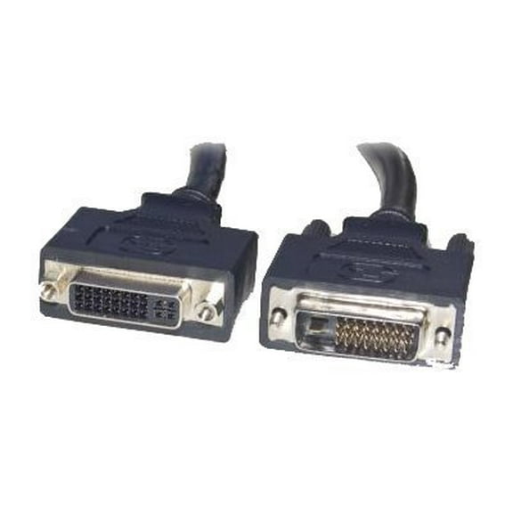 DVI-D Male / DVI-D Female Dual Link Cable, 5 Meter (15 ft) - 10V2-07205BK