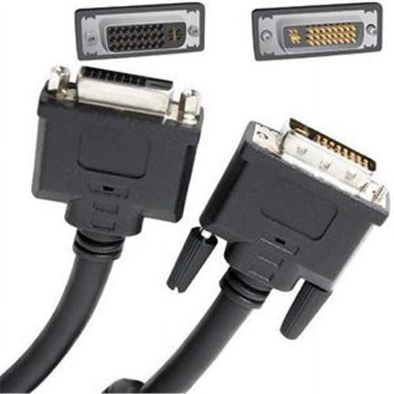 DVI-I Dual Link Display Extension Cable 10ft 1 x DVI-D Digital 1 x DVI ...