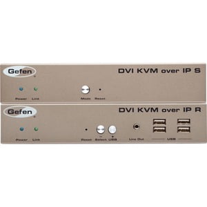 DVI KVM OVER IP W/ LOCAL DVI OUTPUT RECEIVER UNIT PACKAGE