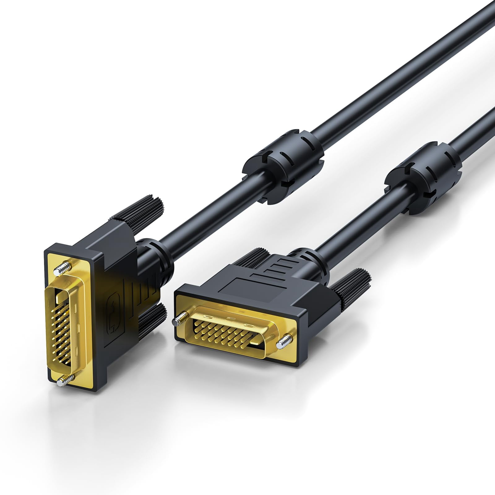 DVI to DVI Cable, Shielded 2k Monitor Cable with Ferrite Cores – High ...