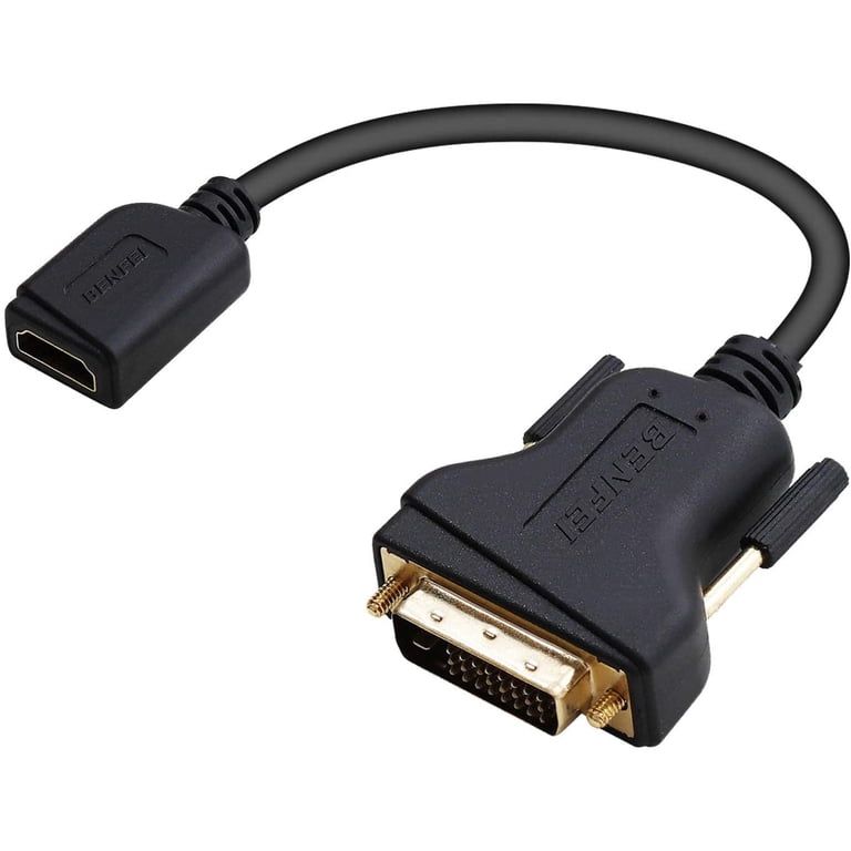 DVI to HDMI, Bidirectional DVI (DVI-D) to HDMI Male to Female