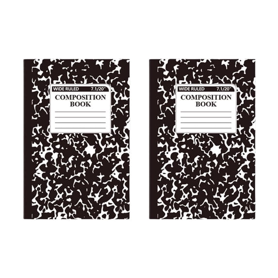 Composition Noteook Pages DVJOY 2 Pack Composition Notebook, Wide Ruled Composiion Book, Marble ...