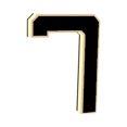 thumbnail image 1 of DVKOVI 9 Inch Solar Lighted House Numbers for Outside Large Light up LED Address Numbers Signs for Houses G one Size, 1 of 8