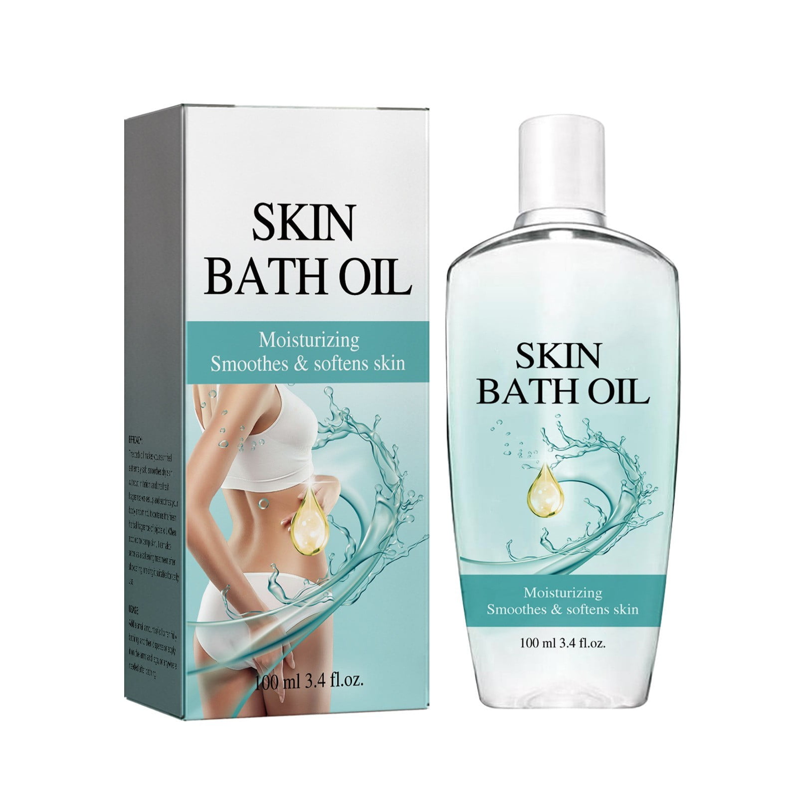 DVKOVI Body Oil after Shower Moisturizing Smoothes Soften Skin Oil Bath for Body Cleansing
