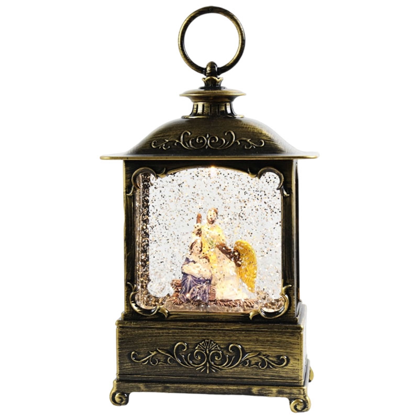 DVKOVI Christmas Snow Globes Lantern with Music Xmax Scene Snows Globe ...