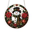 thumbnail image 1 of DVKOVI Christmas Snowman Winter Acrylic Puzzle Suncatchers DIY Stained Glass Home Garden Indoor Decor Window Hanging, 1 of 3