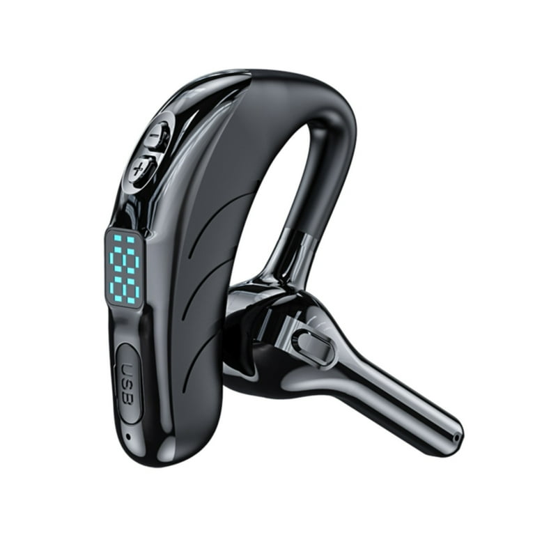 DVKOVI Earbuds That Look Like Earplugs Bluetooth Headset Wireless Earpiece V5.0 25Hrs Ultralight Headphones Digital Display In Ear Earbuds for Cell
