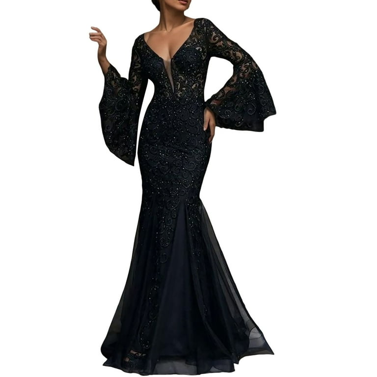 Ladies Elegant Banquet Wedding Evening Dress Ladies Elegant Banquet Wedding Evening Dress
