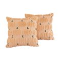 thumbnail image 1 of DVKOVI Fall Throw Pillow Covers Halloween Pumpkin Pattern Soft Plush Faux Couch Cushion Cover for Sofa Chair Light Yellow B, 1 of 8