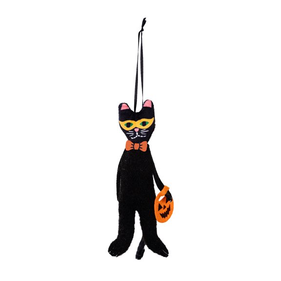DVKOVI Halloween Hanging Ornaments Pumpkin Cat Ghost Skeleton Halloweens Hangs Plush Small Pendant Decor C One Size