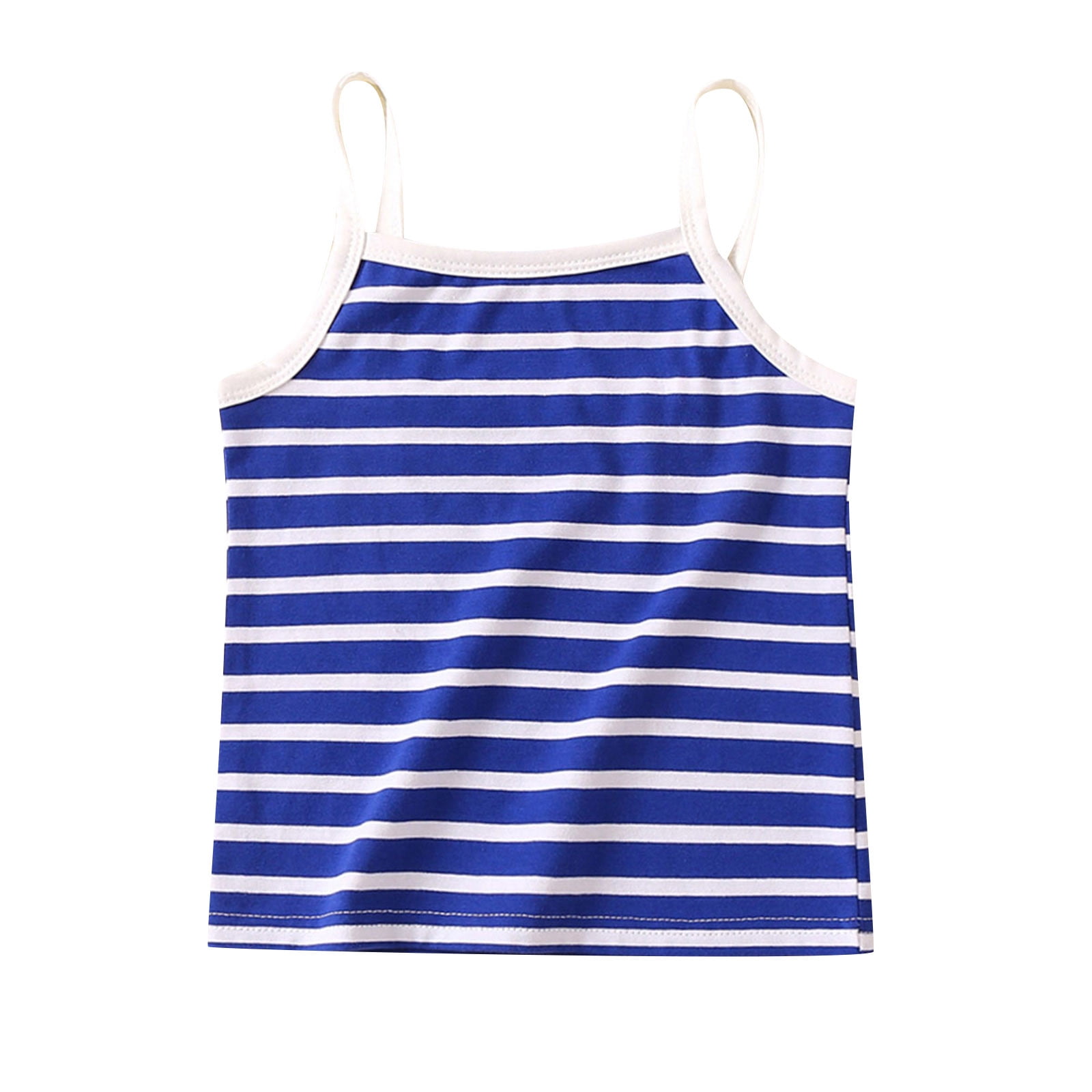 DVKOVI Kids Baby Girls Spring Summer Tank Top Sleeveless Striped Vest