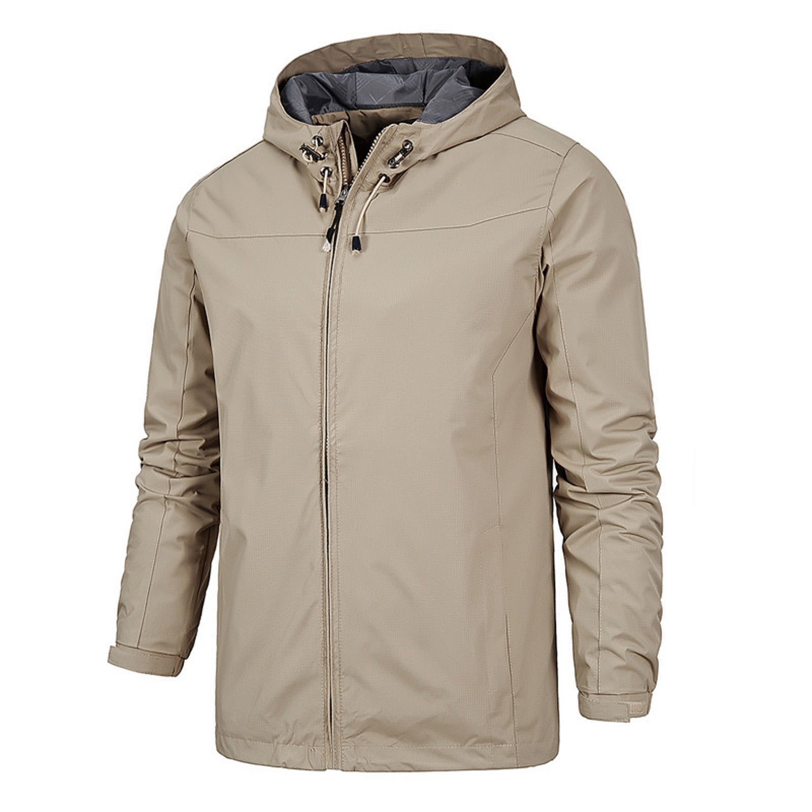 Off Road Ventures Mens Waterproof Rain Jacket Hood Packable
