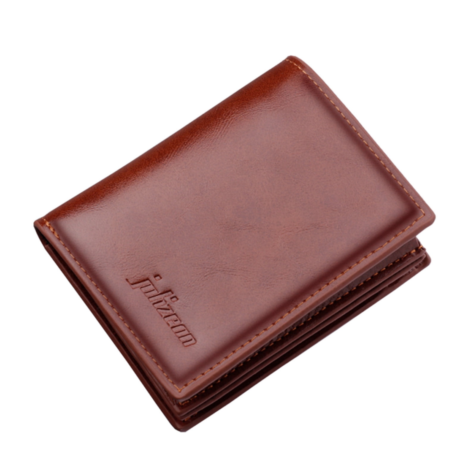 DVKOVI Minimalist Wallets Fashion ID Short Wallet Solid Color Business