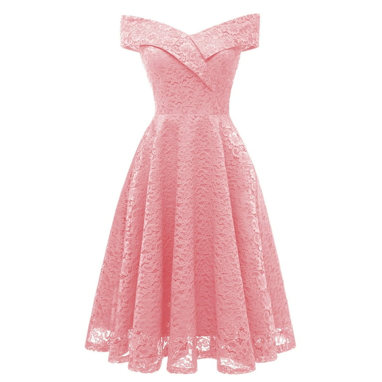 Sexy Lace Hollow Out Off Shoulder Lace Dress Dresses
