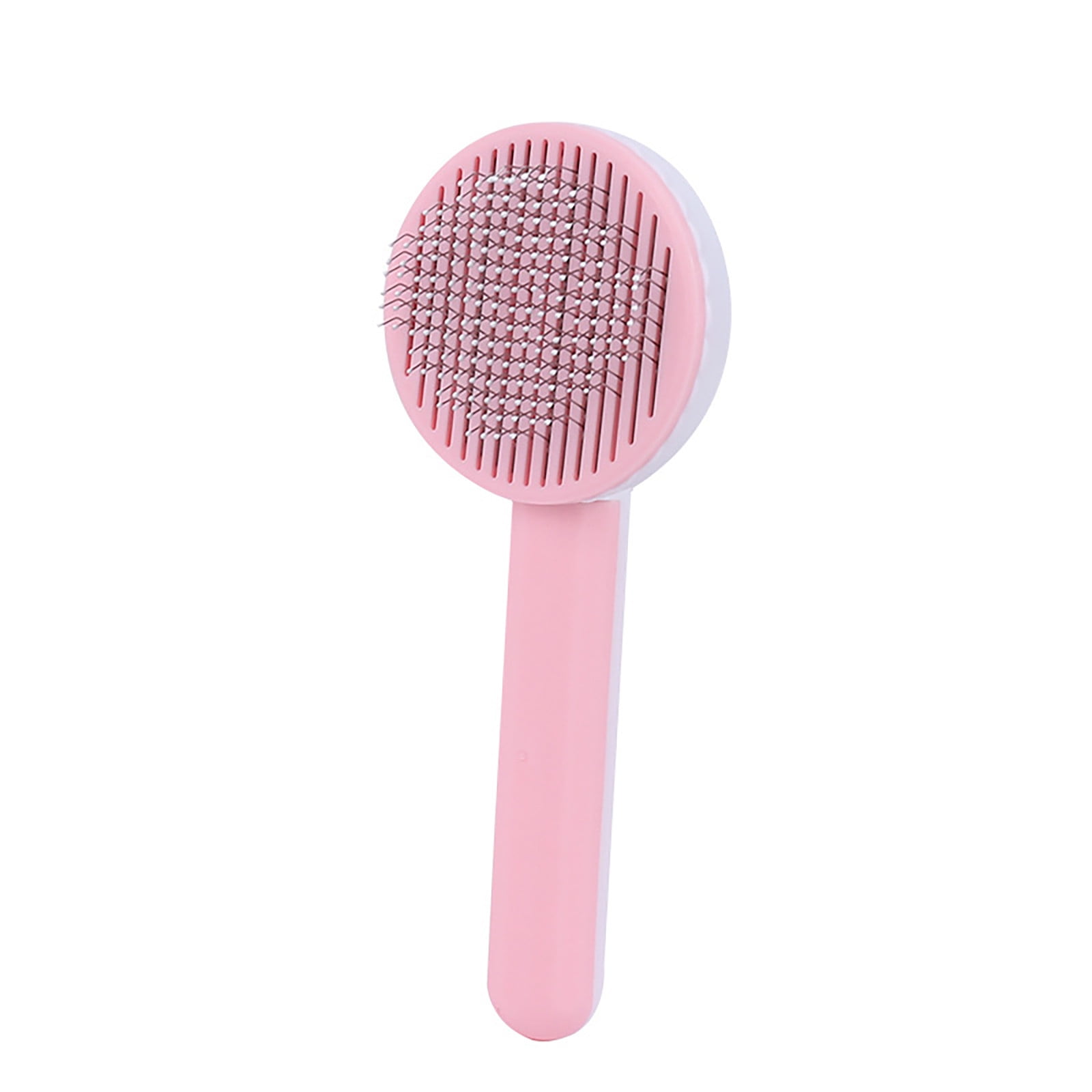 DVKOVI Self-Cleaning Cat Brush for Indoor Cats & Dogs - Reduces ... - Cat Shedding Brush With Anti Slip Grip For Cat Shedding Solution