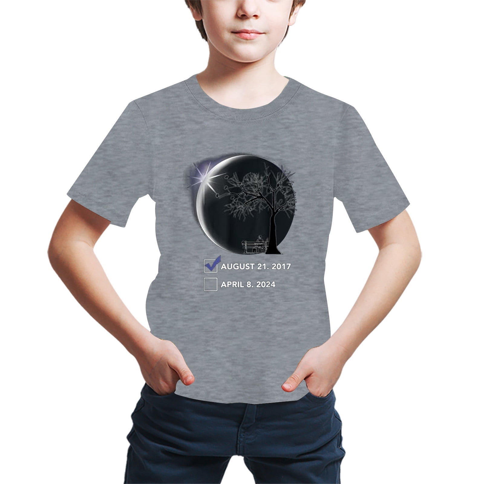 KIDS SHORT SLEEVE T-SHIRT 4-10 NATURES KALEIDOSCOPE main image 1