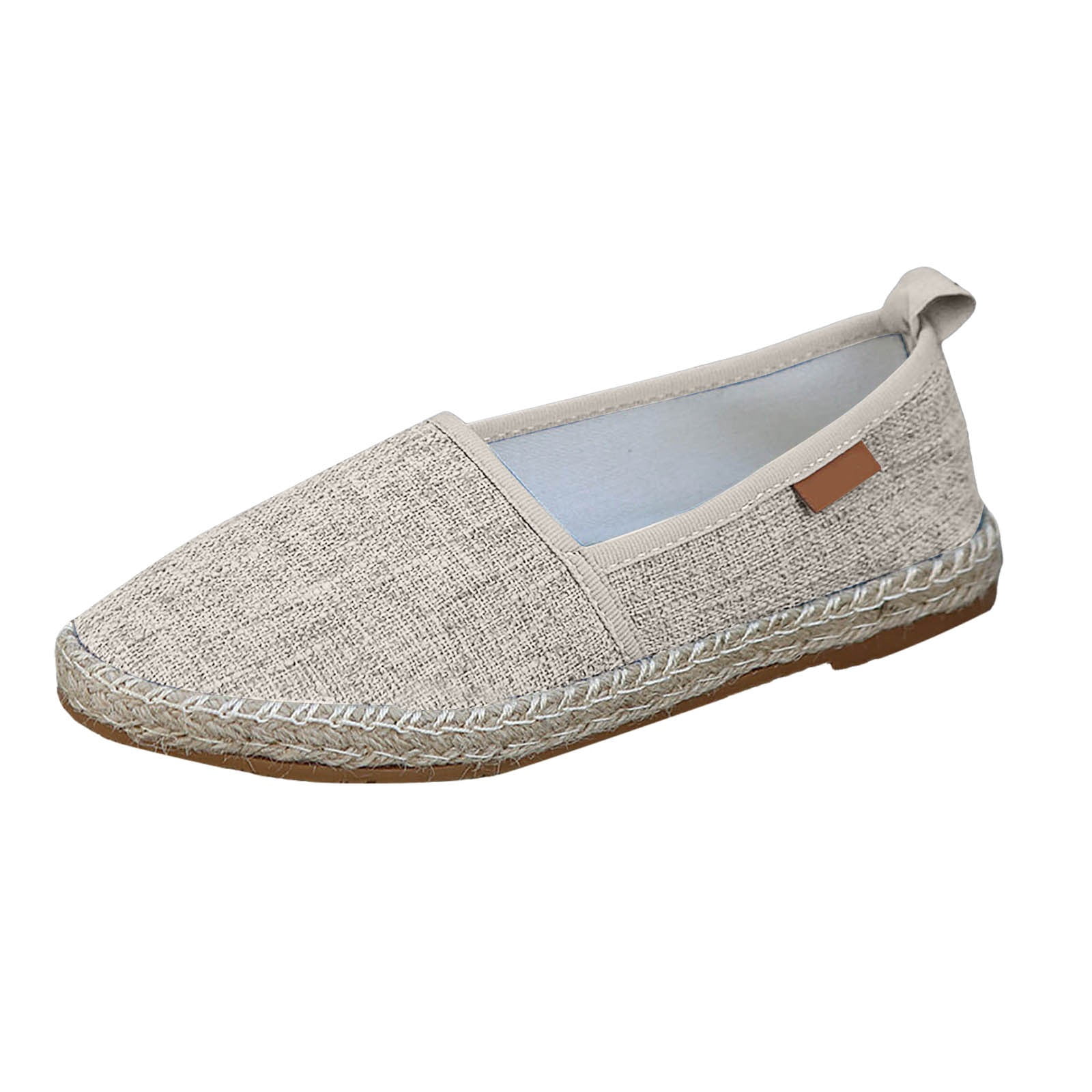 Women's Leather Ballet Loafers — Soft Slip-On Casual Flats, Handmade, Narrow Fit, Non-Slip Rubber Sole