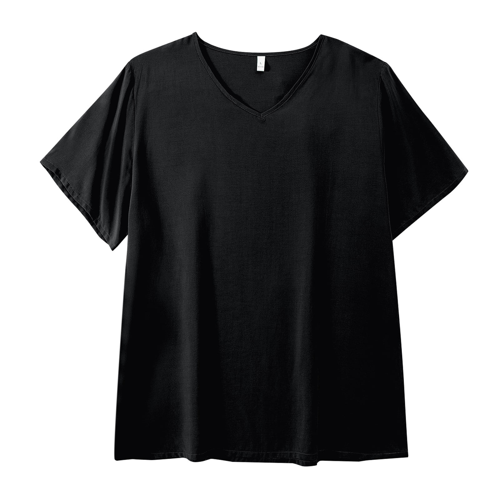 【WOOHWA】DEEP U NECK T Doublju-Women-s-Long-Sleeve-